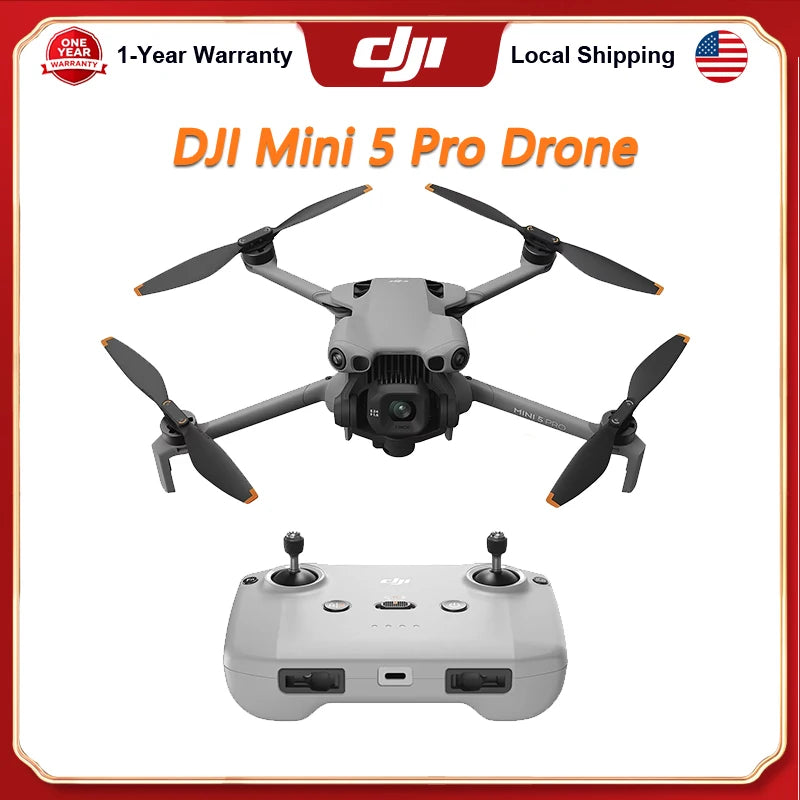 DJI Mini 5 Pro Drone 4K Camera With Obstacle Sensing