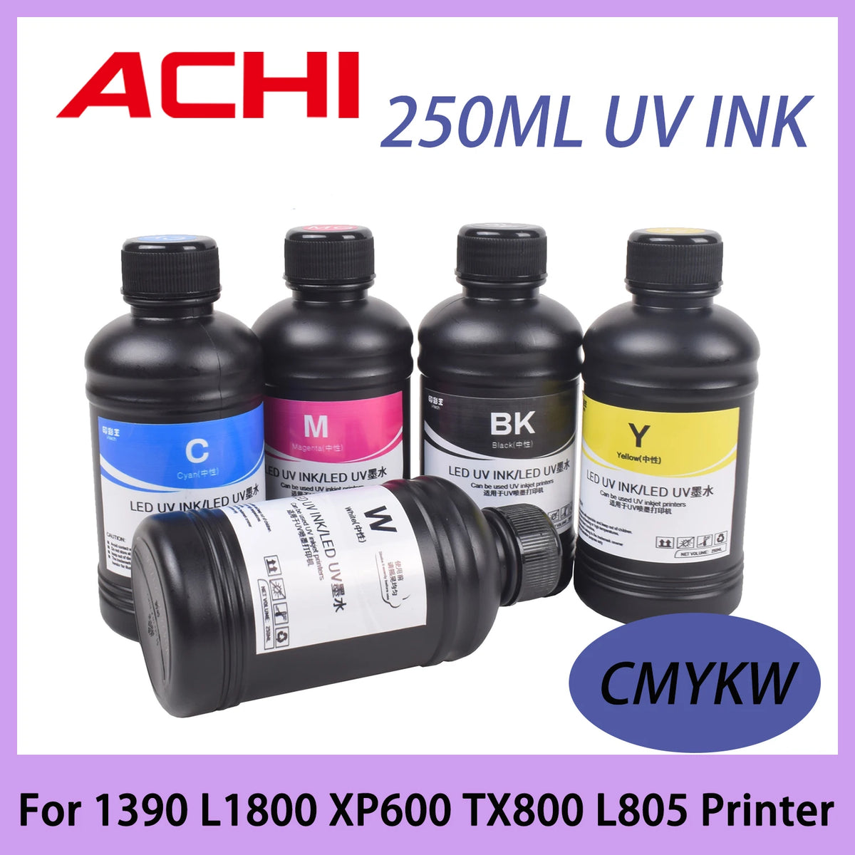 CNCzone LED UV Neutral Ink for Printer Printheads