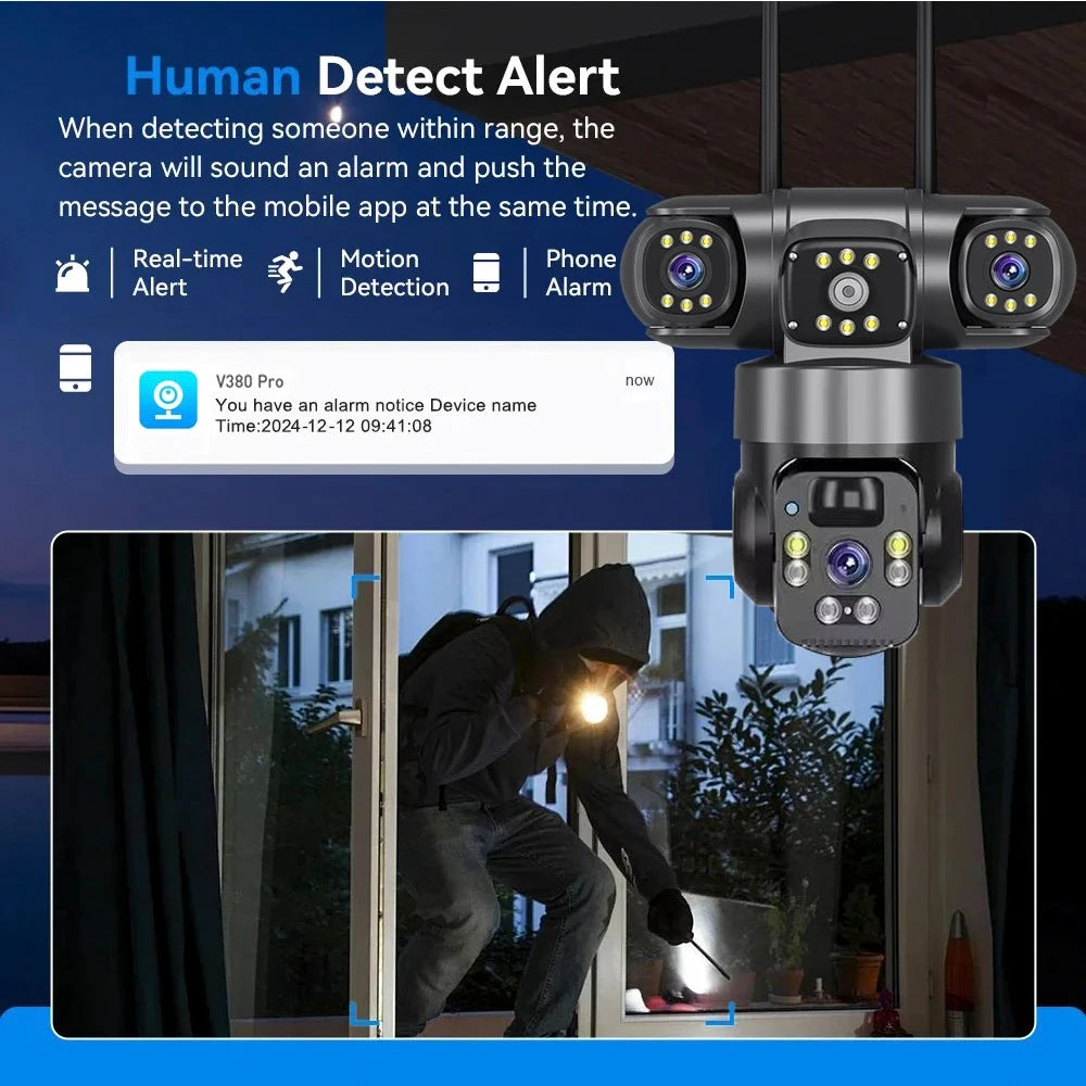 Na Solar WiFi Camera 9MP Full HD Security Night Vision