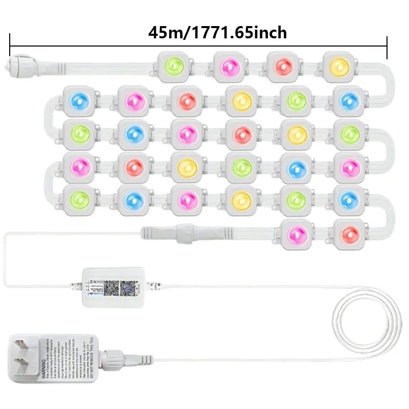 MIMIRGB Smart Outdoor LED String Lights IP67 Alexa