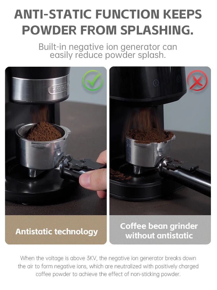 HiBREW Automatic Burr Electric Coffee Grinder