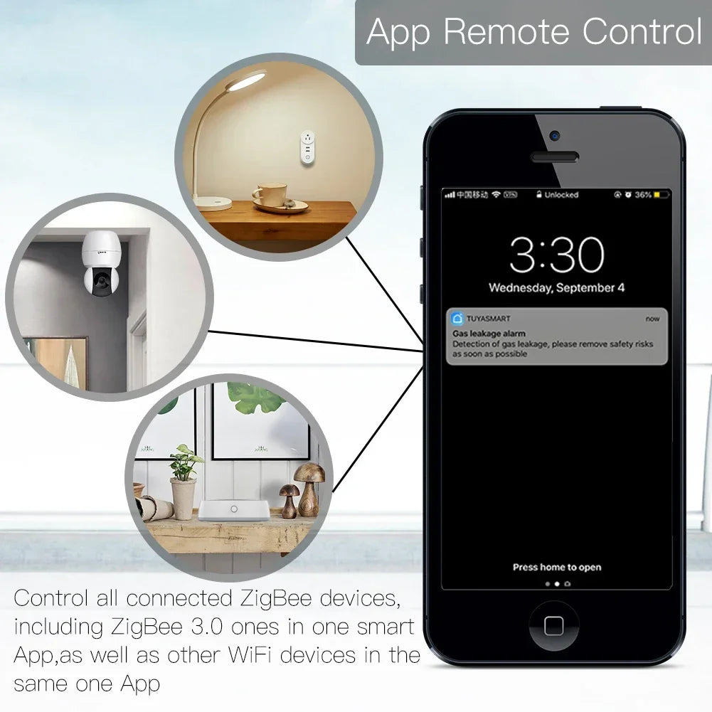 MOES ZigBee 3.0 Smart Gateway Hub for Smart Home