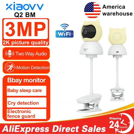 Xiao Vv Baby Monitor 4MP WiFi Indoor Night Vision Q2BM
