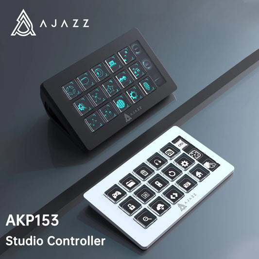 Ajazz AKP153 Streaming Studio Controller With 15 Macro LCD