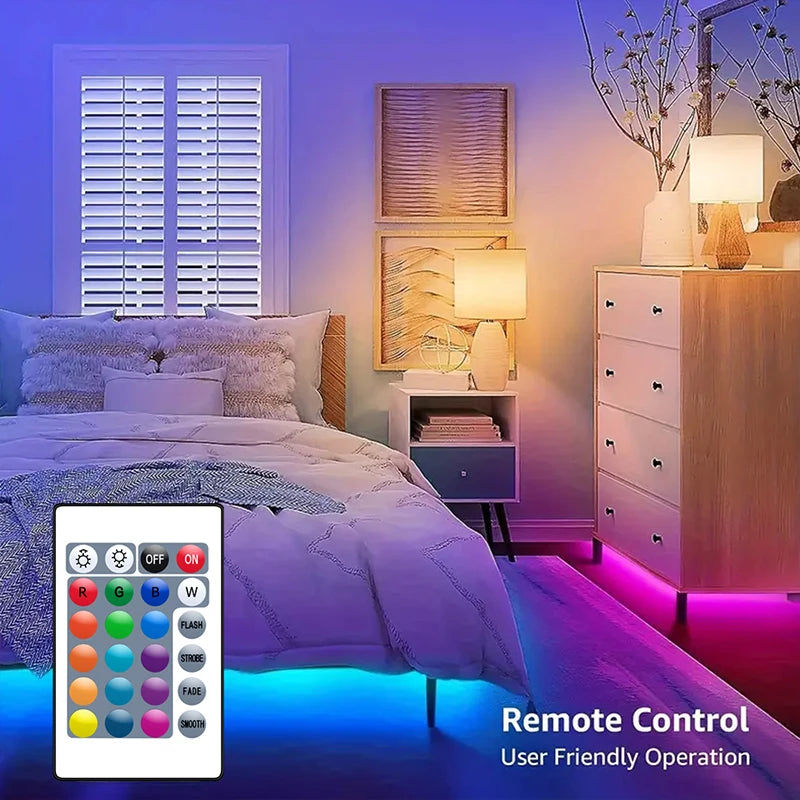 RGB LED Strip Lights 5050 With Bluetooth App Control