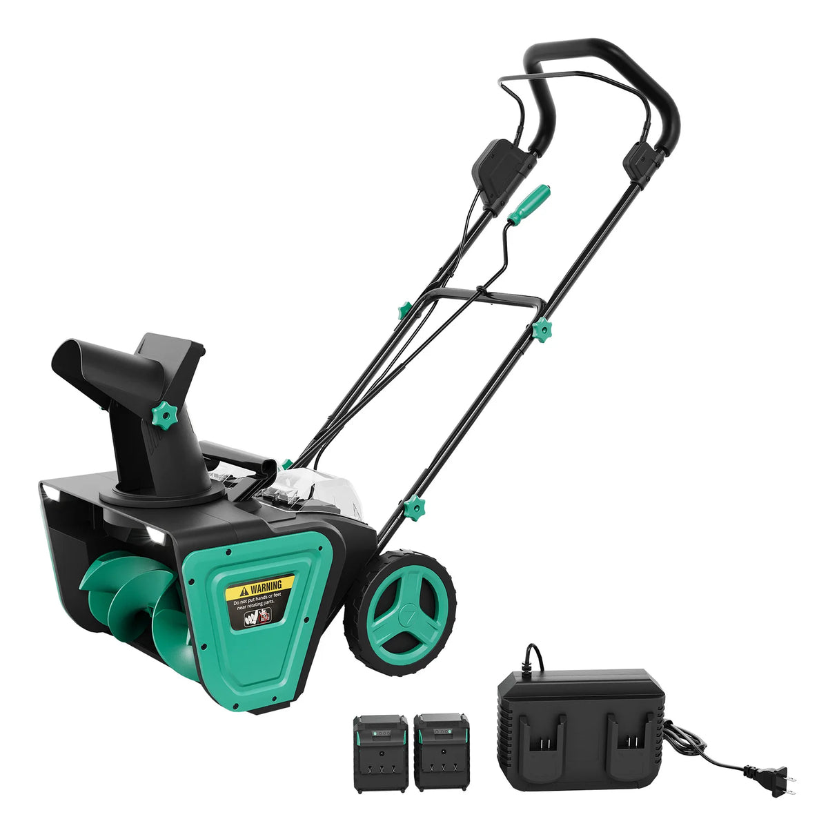 Electric Snow Blower With Brushless Motor And Safety Lock
