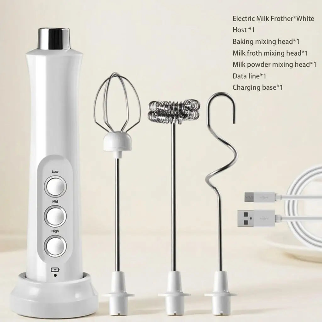 Stonego USB Rechargeable Electric Milk Frother