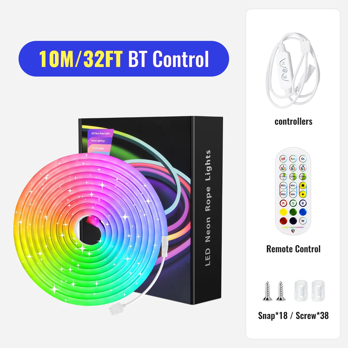 Aiopp Smart LED RGB Neon Strip Light WiFi Alexa