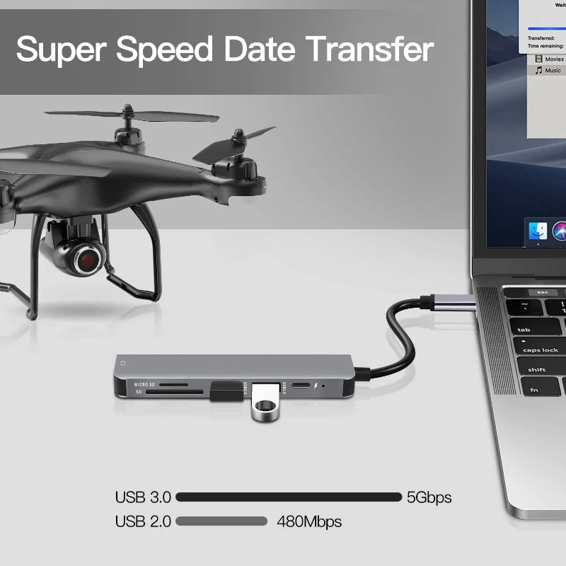 USB C Hub 4K HDMI USB 3 0 PD Dock