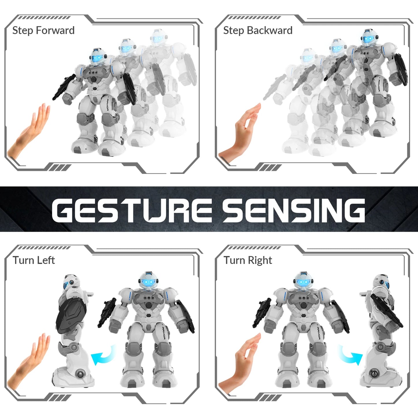 EXHOBBY Programmable Gesture Sensing RC Robot For Kids