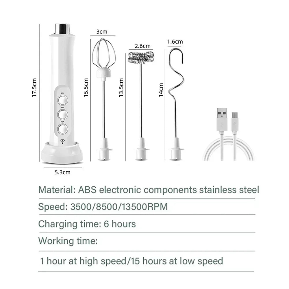 Stonego USB Rechargeable Electric Milk Frother