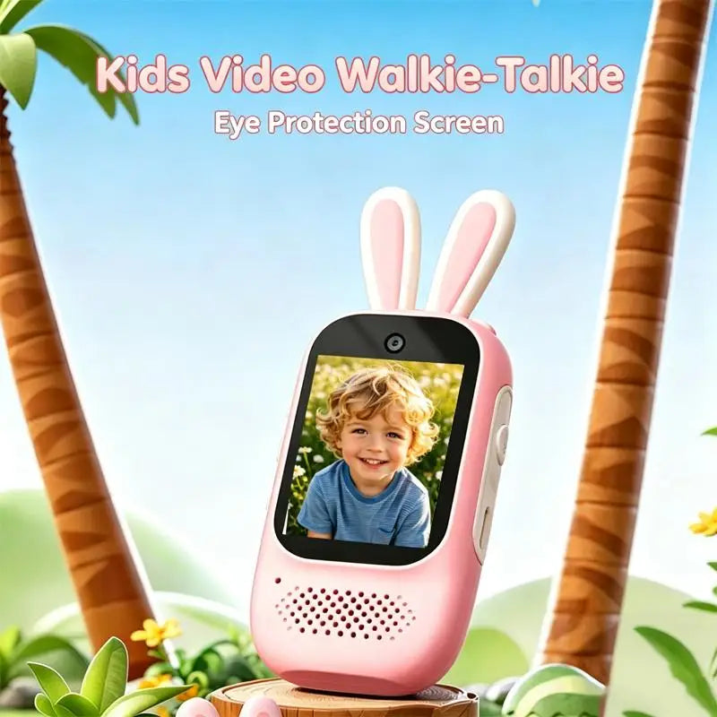 Rechargeable Kids Video Walkie Talkies Camping Set