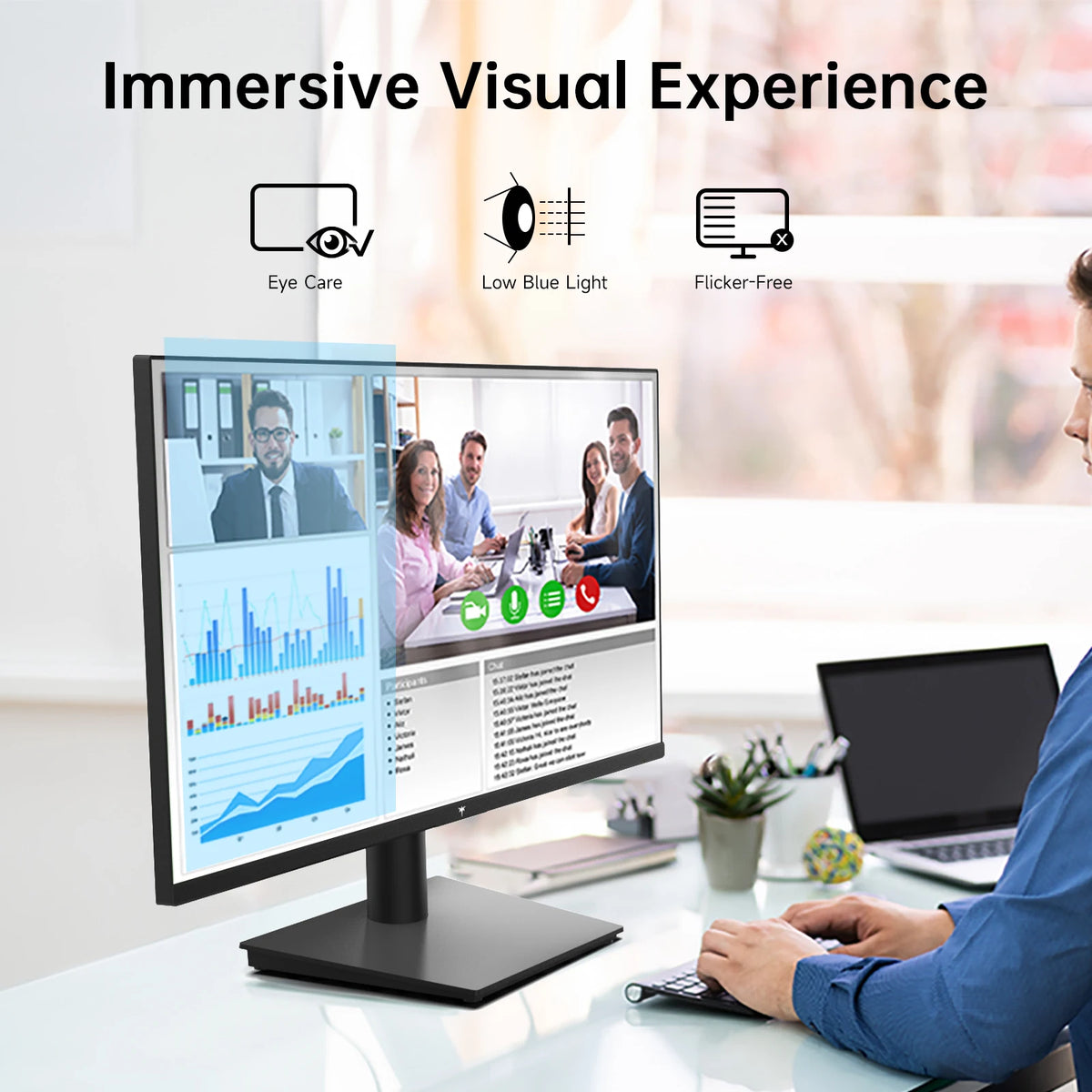 KTC 1080P 100Hz FreeSync Gaming Monitor With HDMI Input