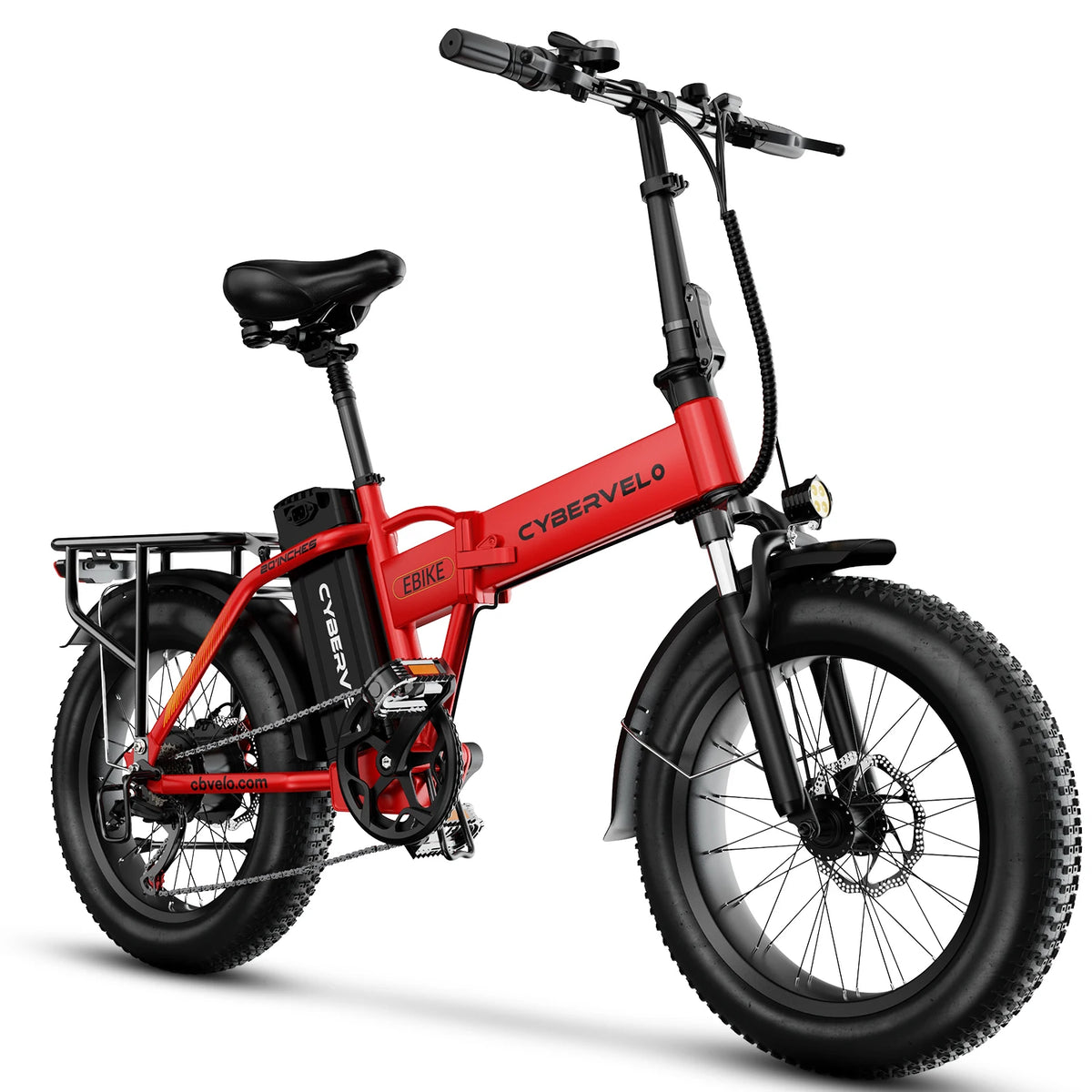 Cybervelo Folding Fat Tire Electric Bike