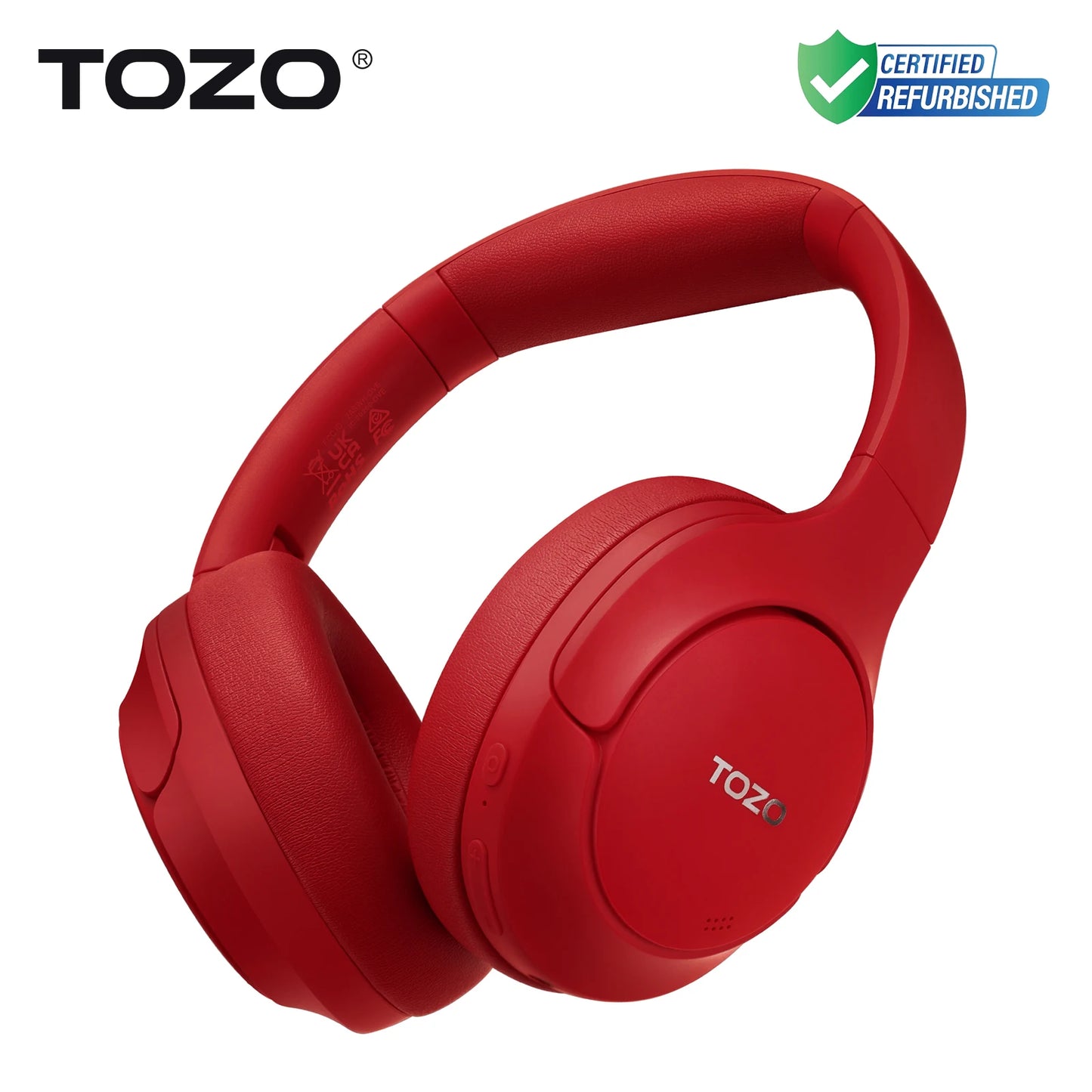 TOZO Hi Res Over Ear Headphones With Mic Hybrid ANC