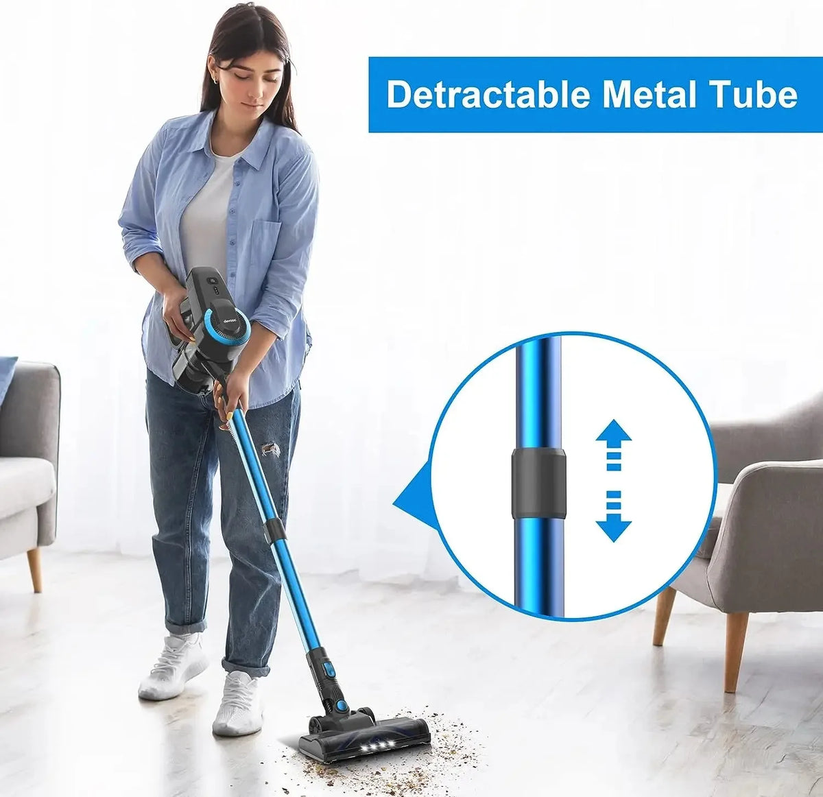 INSE Lightweight Cordless Handheld Vacuum Cleaner