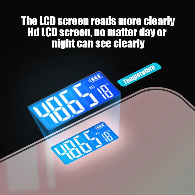 LCD Electronic Scale Glass Body Weight