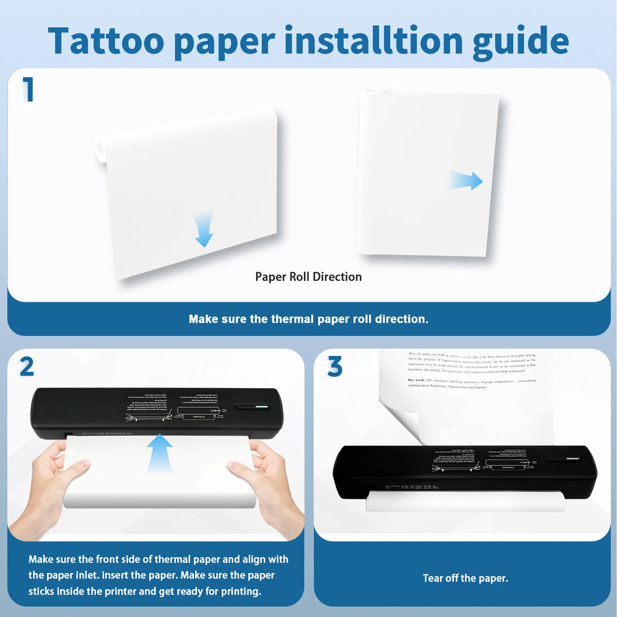 TakeYou Portable Thermal Bluetooth Wireless Printer