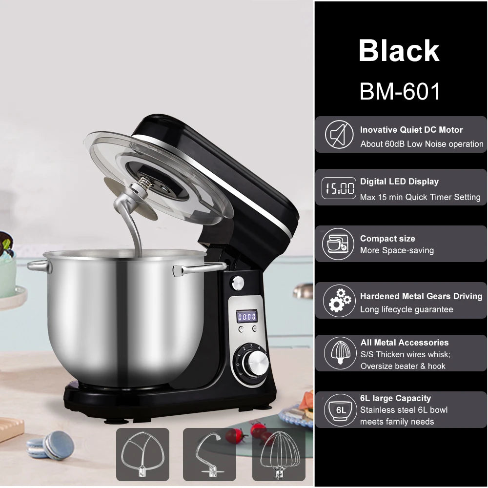 Biolomix Stand Mixer Blender 6 Speed 1200W