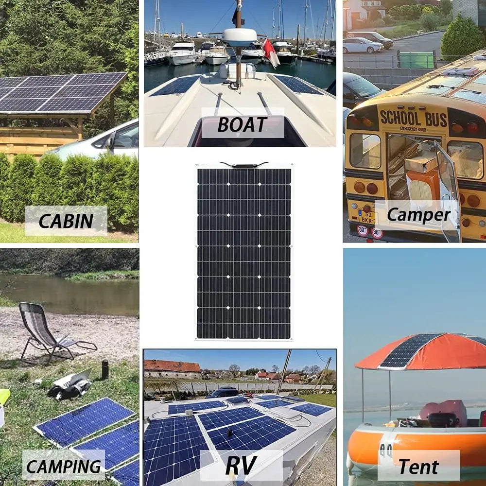 BOGUANG 100W Flexible Monocrystalline Solar Panel
