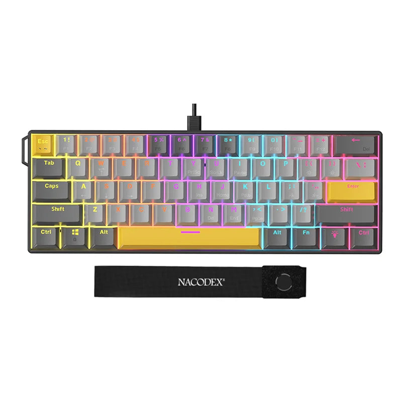 Ajazz NK61 RGB Wired Mechanical Keyboard 61 Keys