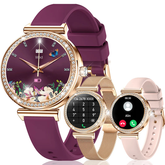 Women Smart Watch Wireless Calls Touchscreen iPhone Android