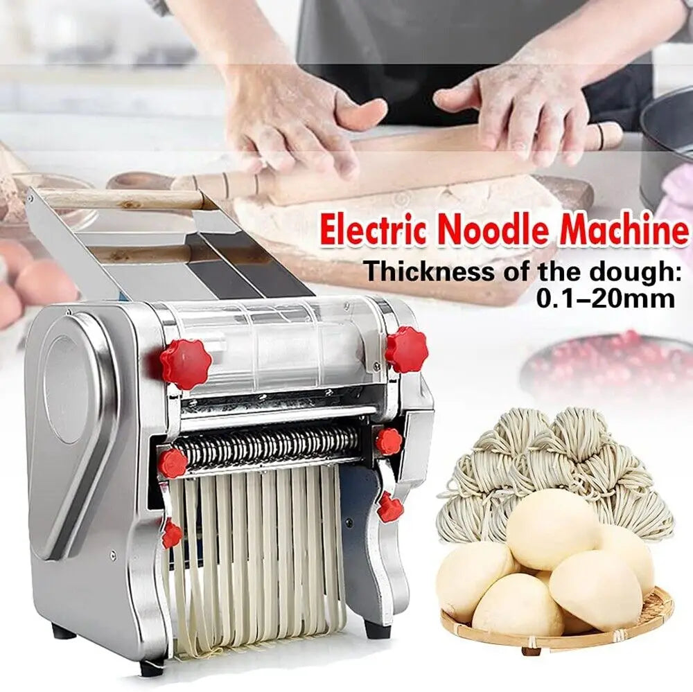 Electric Pasta Maker 550W Stainless Steel Noodle Machine