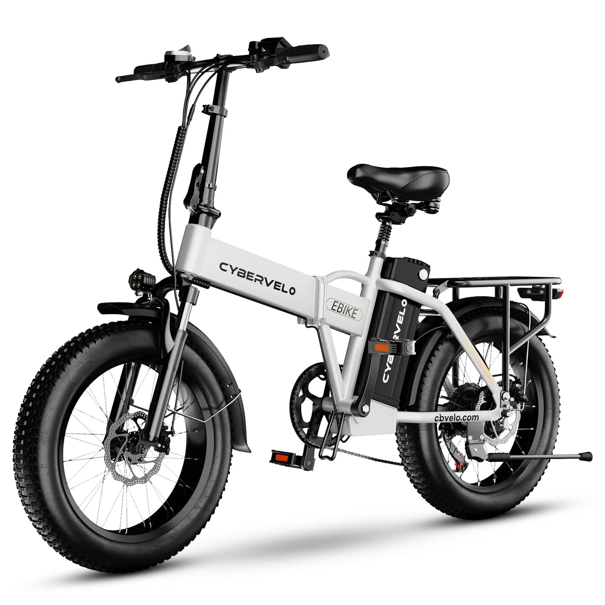 Cybervelo Folding Fat Tire Electric Bike