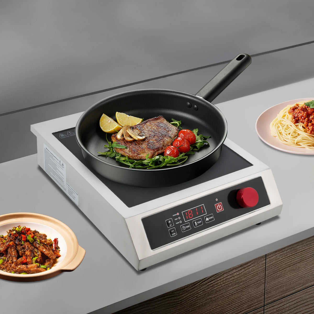 Sweetmile 3500W Stainless Steel Induction Cooktop