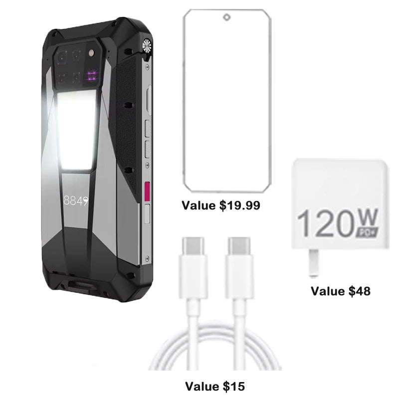 Unihertz Tank 3 Pro Rugged Projector Smartphone