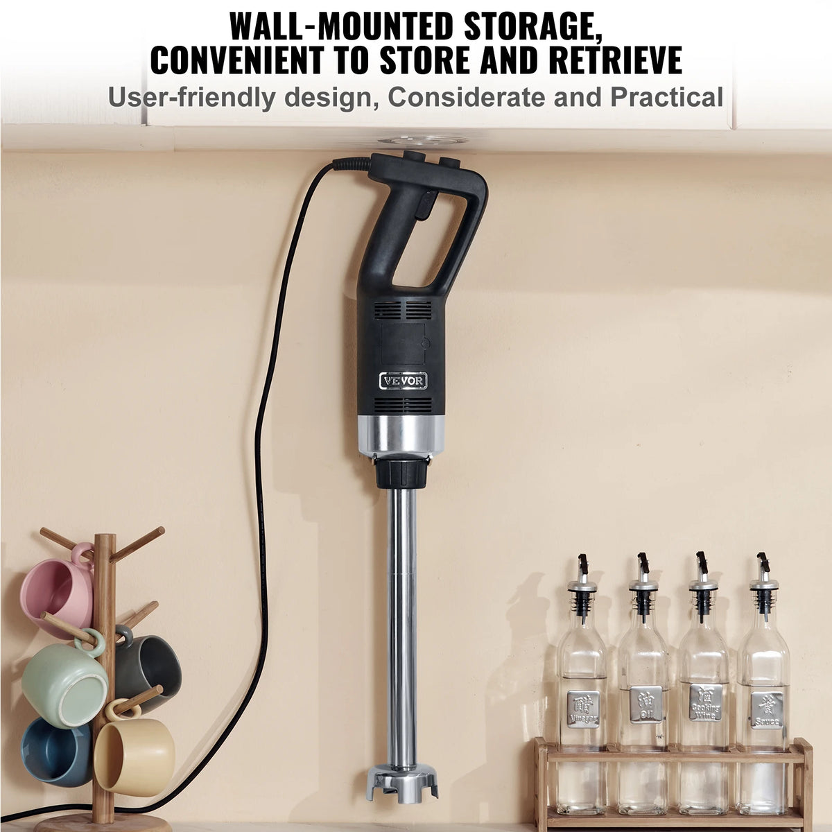 Succebuy Heavy Duty Immersion Blender With Variable Speed