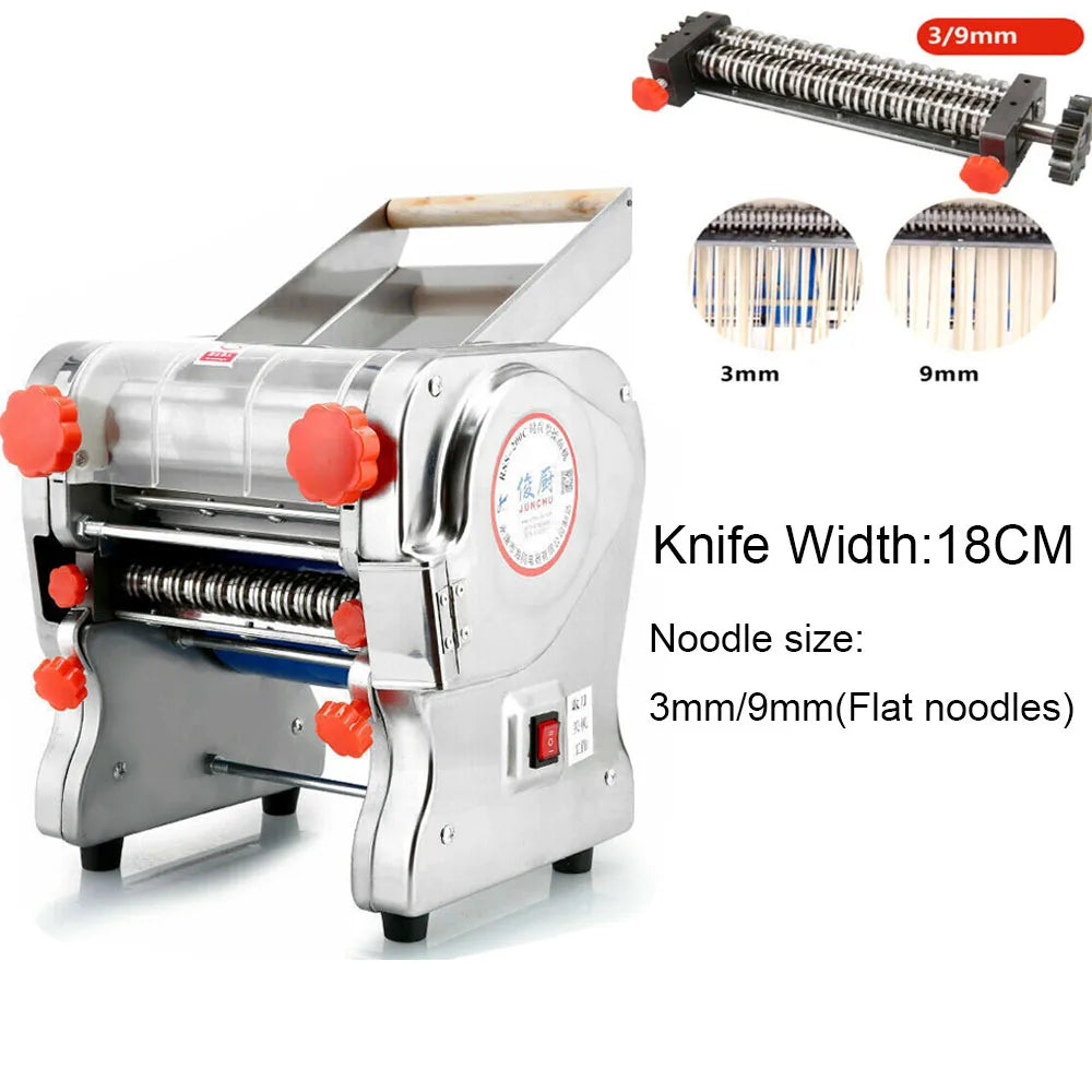 Electric Pasta Maker 550W Stainless Steel Noodle Machine