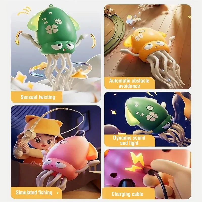 Conusa Electric Dance Octopus LED Music Baby Toy