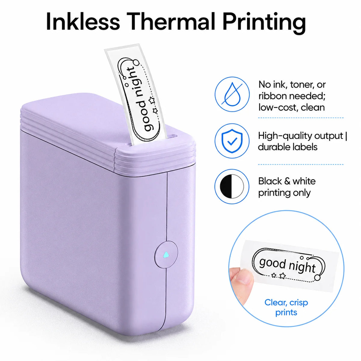 SWIFINT Portable Wireless Thermal Label Printer