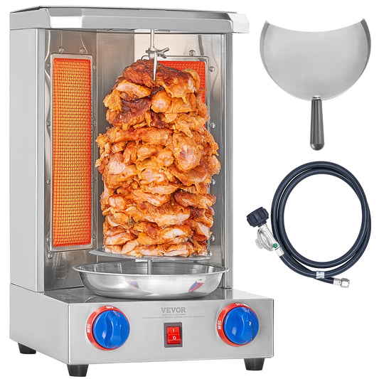 SucceBuy Shawarma Grill Machine Vertical Gas Rotisserie