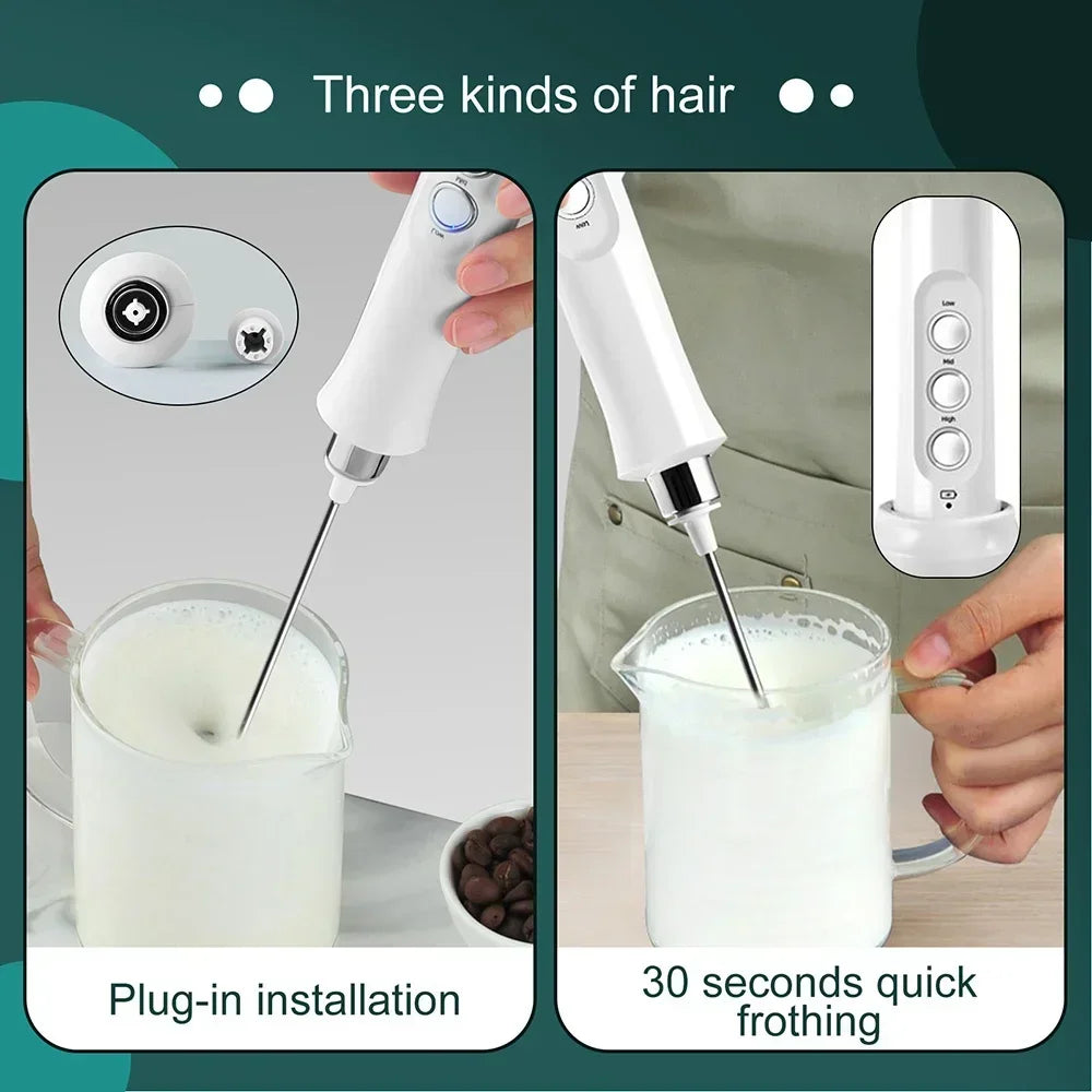 Stonego USB Rechargeable Electric Milk Frother