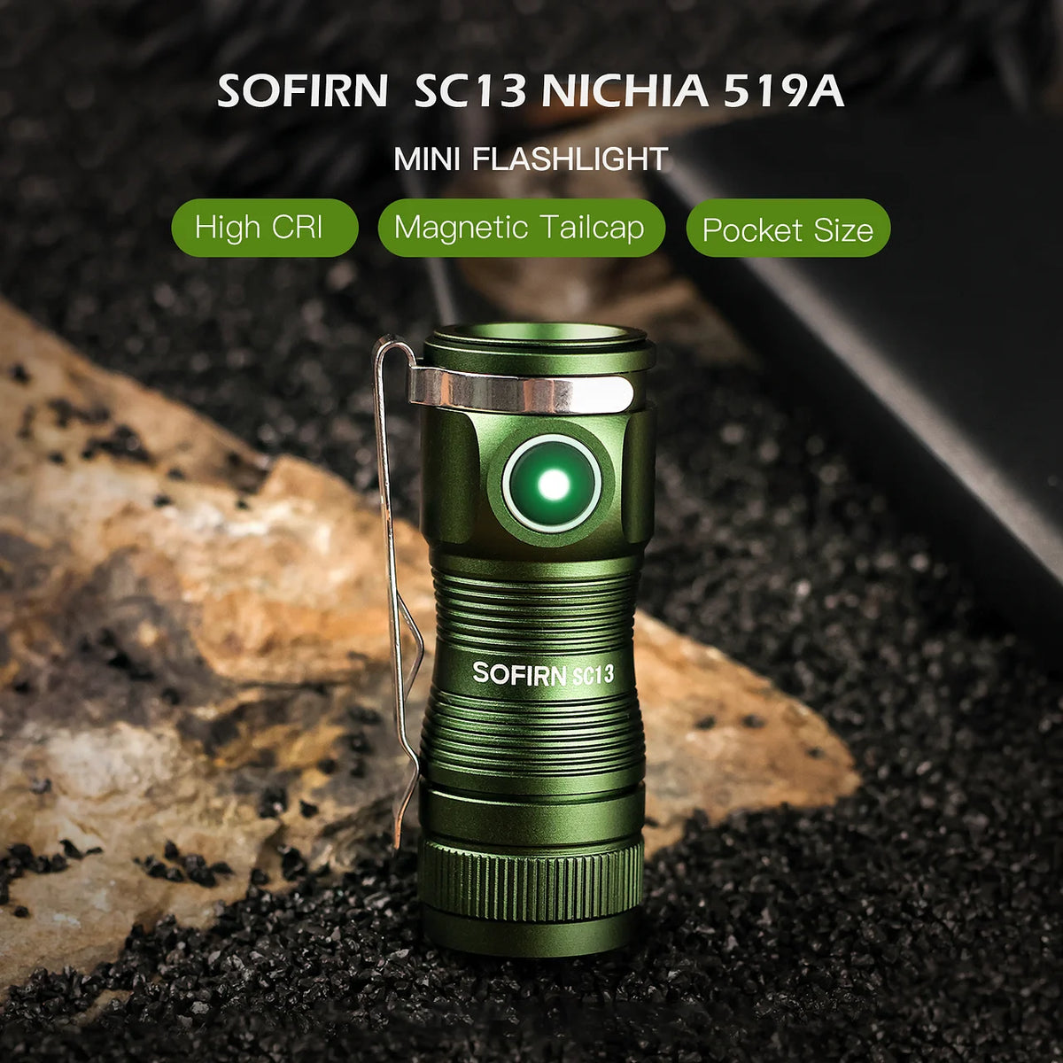 Sofirn SC13 Rechargeable LED Tactical Flashlight