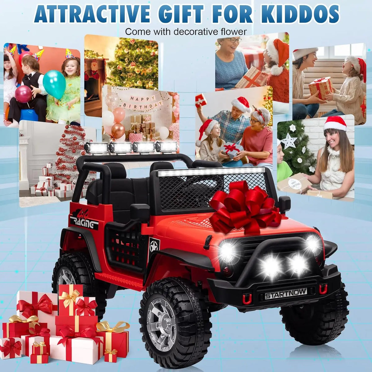 Joyracer Kids Two Seater Electric Ride On Truck