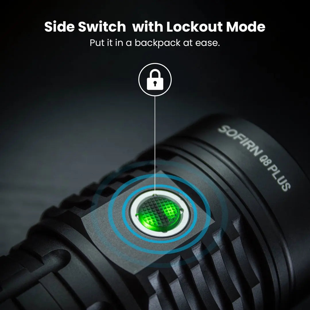 Sofirn Q8 Plus Powerful Rechargeable LED Flashlight