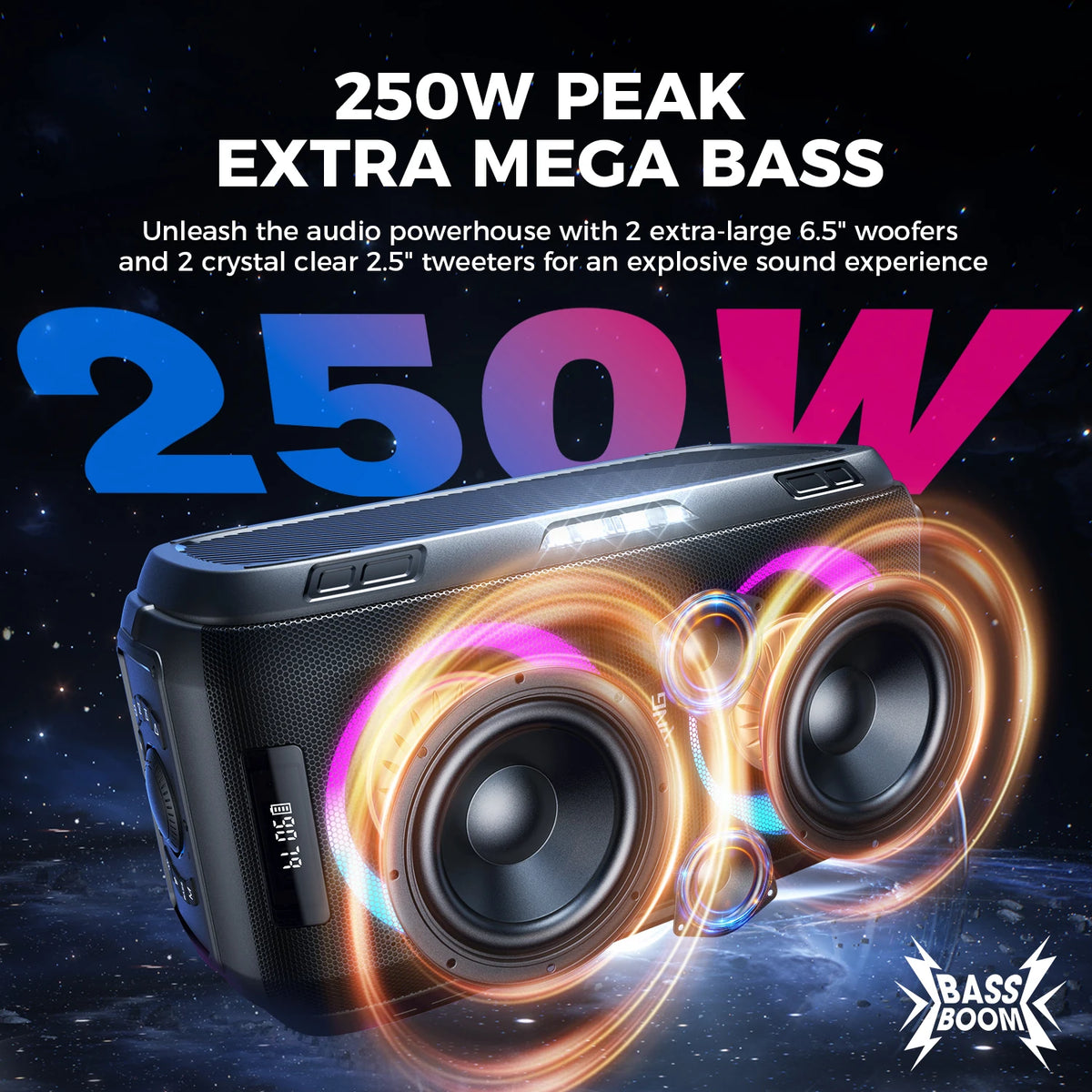 W-KING Portable Bluetooth Speaker