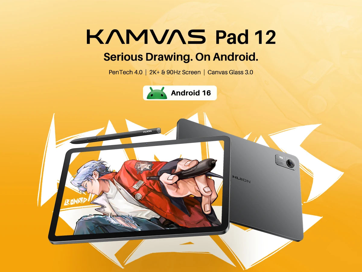 HUION Standalone Android Drawing Tablet With Pen