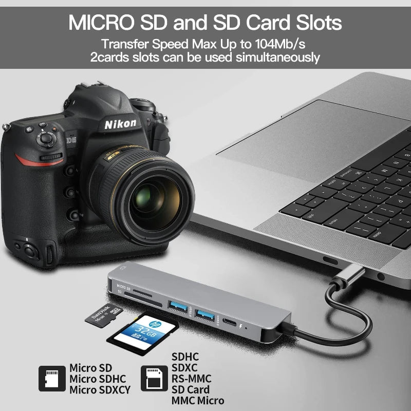 USB C Hub 4K HDMI USB 3 0 PD Dock