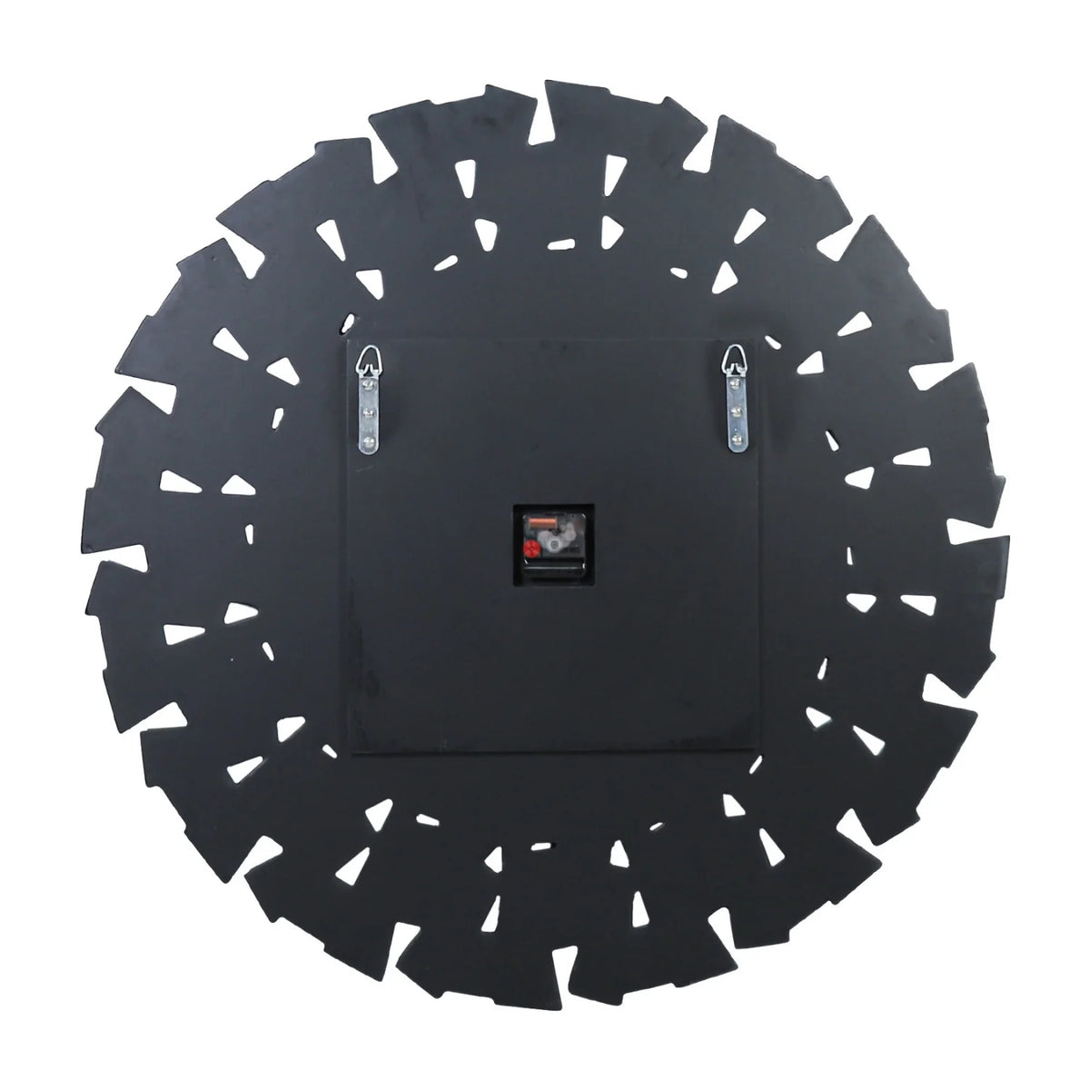 Modern Silent Wall Clock With Beveled Glass Edge