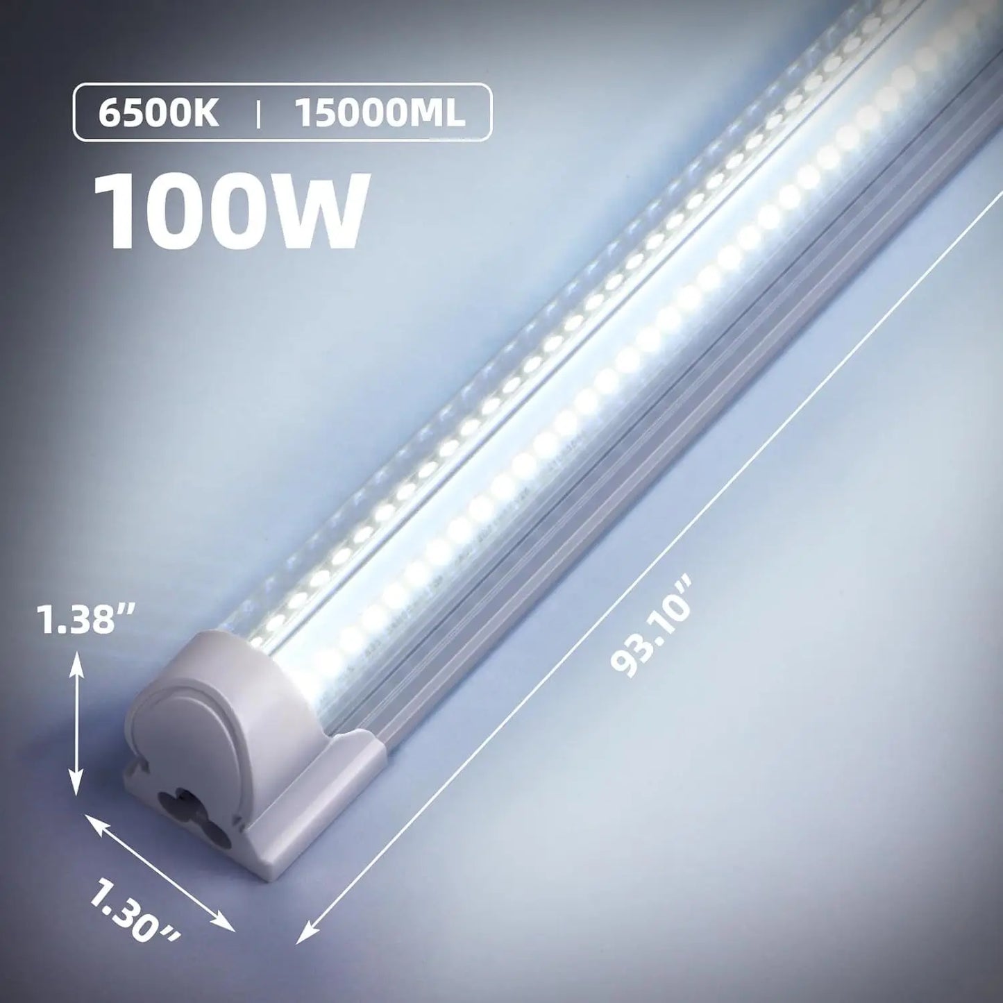 BSK.BESTKA LED Shop Light 100W Linkable Integrated