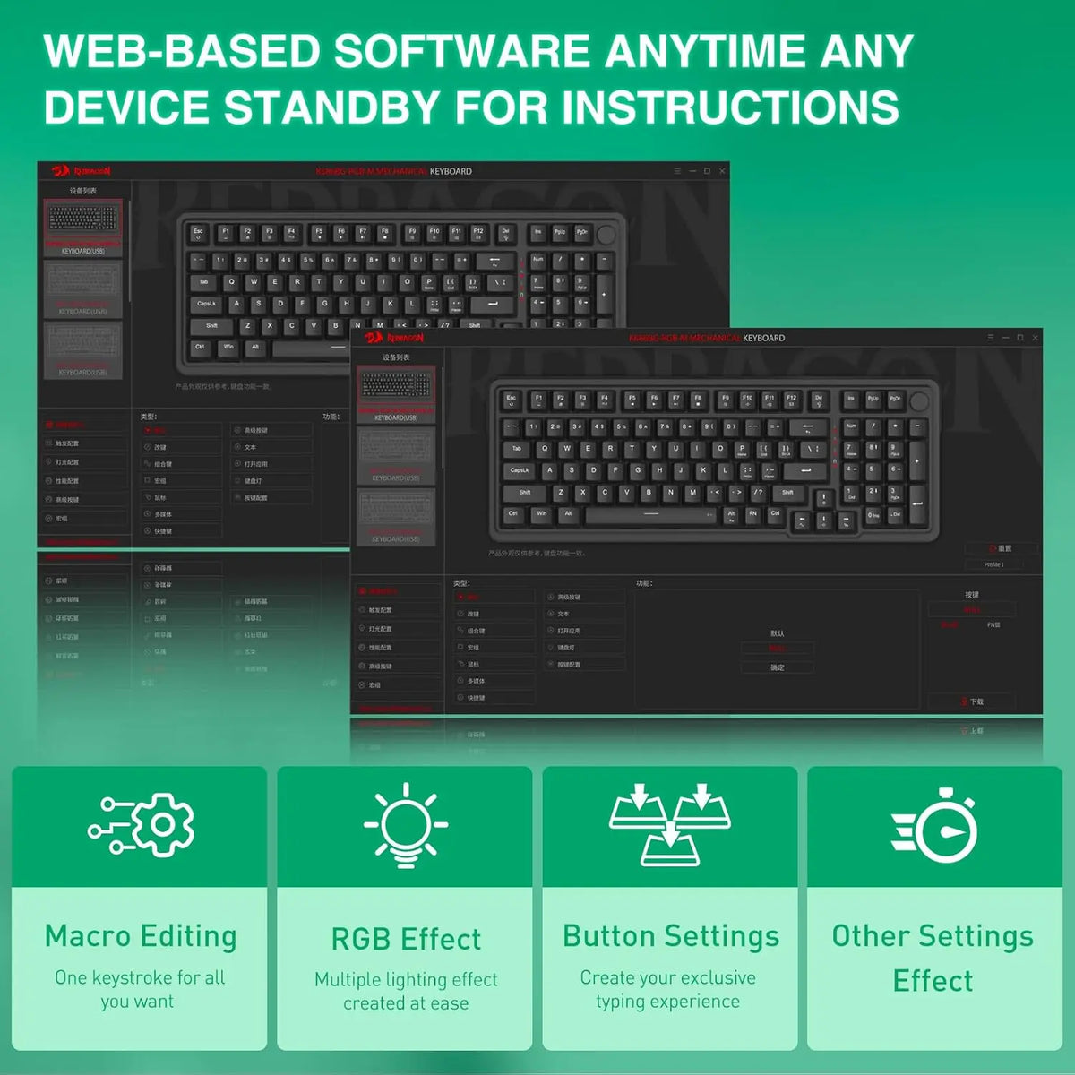 Redragon Magnetic Gaming Wired Mechanical Keyboard