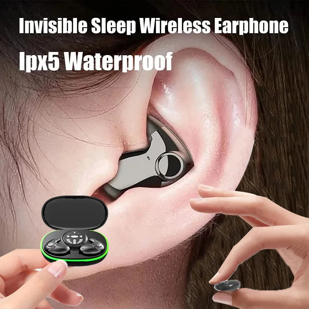 Invisible Sleep Earphones Wireless Bluetooth Earbuds
