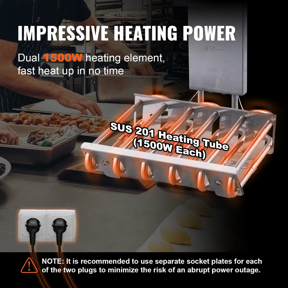 SucceBuy 12L Electric Deep Fryer With Dual Tanks