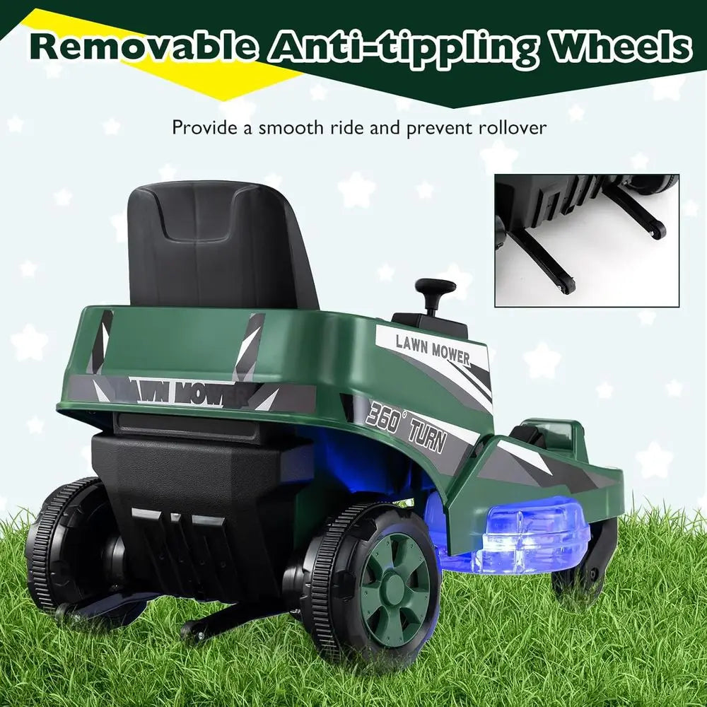 Realistic Kids Toy Lawn Mower With LED Lights