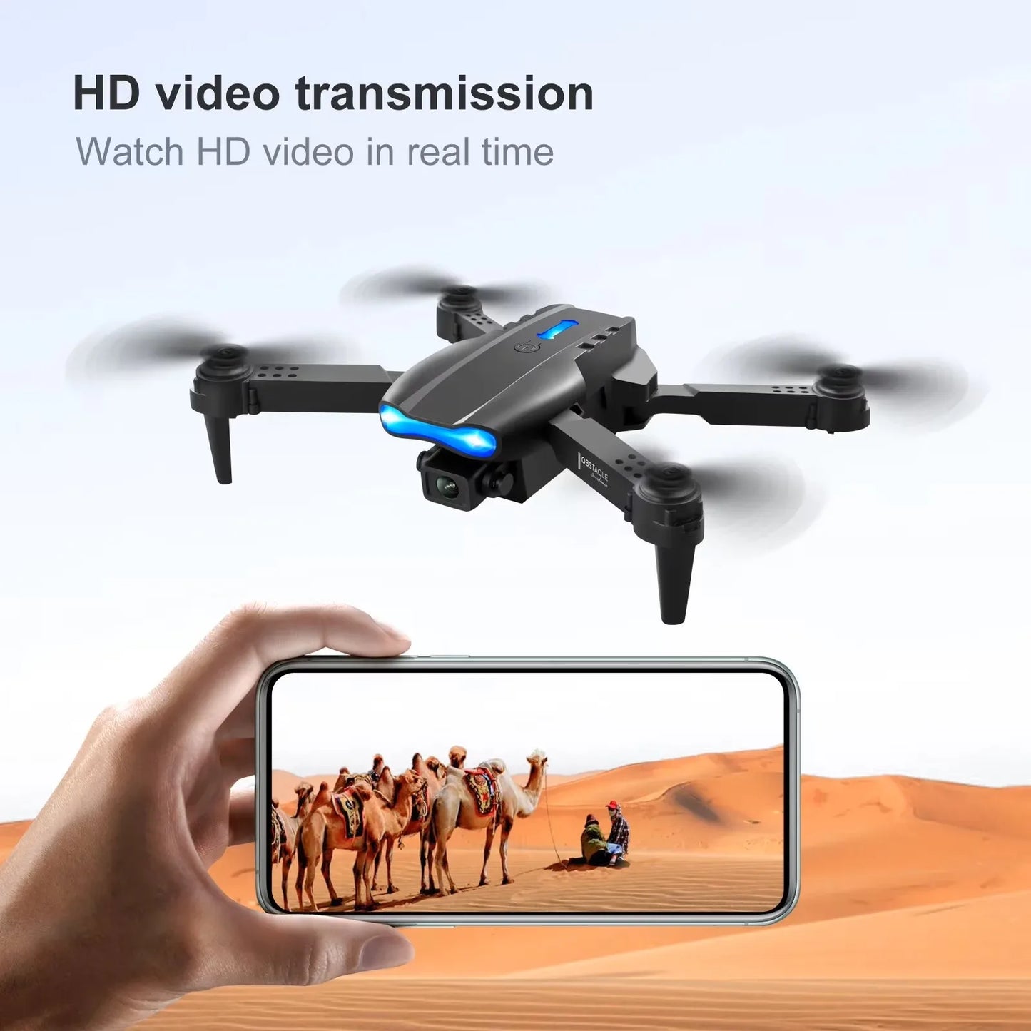 E88Pro Max Foldable Drone With Dual Cameras