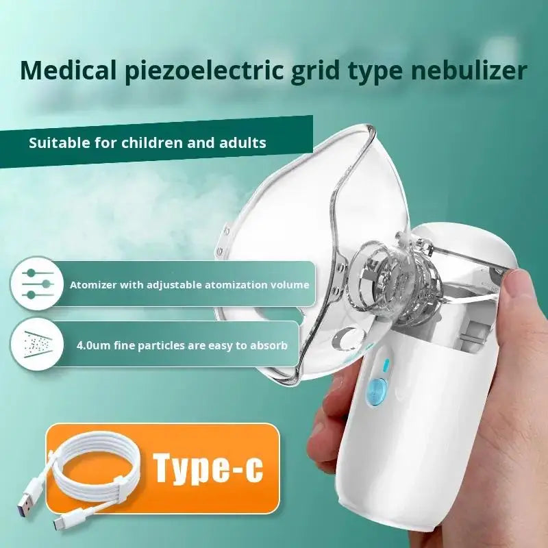 Handheld Mesh Nebulizer Portable Inhalation Device